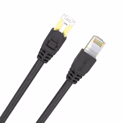 UNITEK C1808HBK câble de réseau Noir 0,5 m Cat7 S/FTP (S-STP)