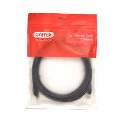 UNITEK C1808HBK câble de réseau Noir 0,5 m Cat7 S/FTP (S-STP)
