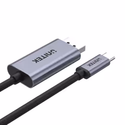 UNITEK V1409A changeur de genre de câble USB-C DisplayPort Noir, Gris