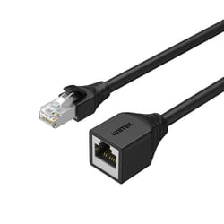 UNITEK C1896BK-2M câble de réseau Noir Cat6 S/UTP (STP)