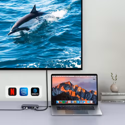 UNITEK uHUB H6 USB Type-C 10000 Mbit/s Gris - Vue supplémentaire 8
