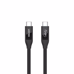UNITEK C14100BK-0.8M câble USB USB4 Gen 2x2 0,8 m USB C Noir