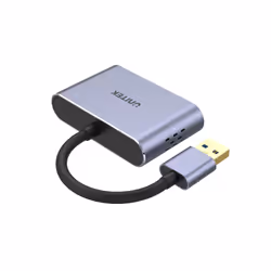 UNITEK V1304A câble vidéo et adaptateur 0,15 m USB Type-A HDMI + VGA (D-Sub) Gris