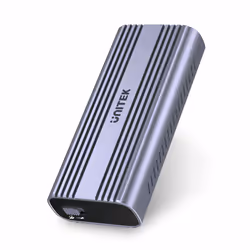 UNITEK S1226A, Enceinte ssd, M.2, M.2, PCI Express, 40 Gbit/s, Connectivité USB, Noir, Gris