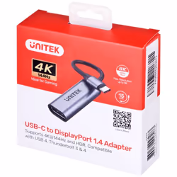 Unitek adaptateur usb-c - displayport 1.4 8k 60hz EAN: 4894160048073