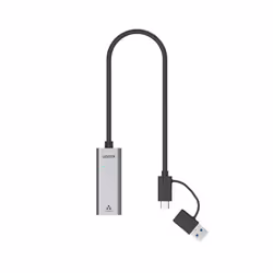 UNITEK U1313C station d'accueil Avec fil USB 3.2 Gen 1 (3.1 Gen 1) Type-A + Type-C Gris