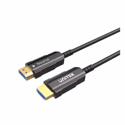 UNITEK C11072BK-20M, 20 m, HDMI Type A (Standard), HDMI Type A (Standard), Compatibilité 3D, 18 Gbit/s, Noir