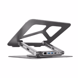 UNITEK D1109A, Supports de Laptop, Gris, Aluminium, 35,6 cm (14"), 43,2 cm (17"), 33 cm (13")
