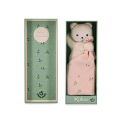 Kaloo Carre Doudou ours feuilles