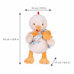 Kaloo Linoo - Peluche Papa Poule Paul - Beige - 33cm, Garçon/Fille, Chine, 220 mm, 160 mm, 280 mm