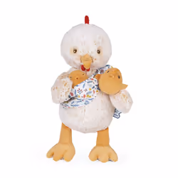 Kaloo Linoo - Peluche Papa Poule Paul - Beige - 33cm