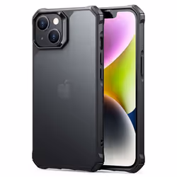 Coque téléphone - ESR - Air Armor - Noir Givré - Technologie AirCushion - iPhone 14 Plus