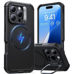 Coque - ESR - Cyber Armor Kickstand - Noir - Protection optimale - Design élégant - Robuste