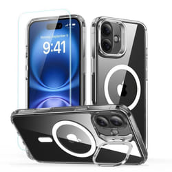 Coque pour iPhone 16 Plus - ESR - Classic Hybrid - Transparent - Pochette - Kickstand