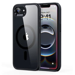 Coque pour iPhone 16e - ESR Classic Hybrid HaloLock - Transparente / Noire