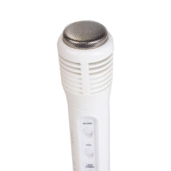 iDance PM 10 Blanc Microphone de karaoké