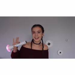 iDance PM 10 Blanc Microphone de karaoké