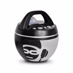iDance Party Ball BB10K, 30 W, Avec fil &amp;sans fil, A2DP, Micro-USB, Enceinte portable stéréo, Noir, Gris