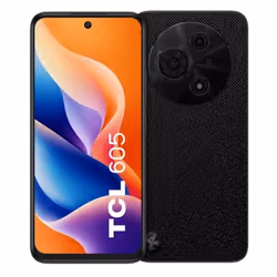 TCL 605, 17 cm (6.7"), 8 Go, 256 Go, 50 MP, Android 15, Noir