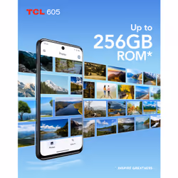 TCL 605 8 Go 256 Go Bleu - Vue supplémentaire 6