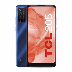 TCL 205, 15,8 cm (6.22"), 2 Go, 32 Go, 13 MP, Android 11, Bleu