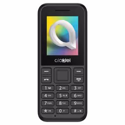 Alcatel 10.68D, Barre, Double SIM, 4,57 cm (1.8"), 0,08 MP, 400 mAh, Noir