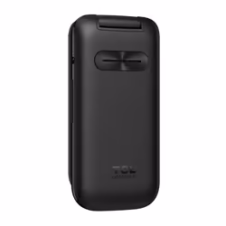 TCL onetouch 5023, Clapet, Double SIM, 6,1 cm (2.4"), 0,3 MP, 970 mAh, Noir