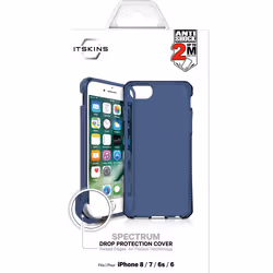 ITSKINS ITSPECLEARIP8BS coque de protection pour téléphones portables Bleu