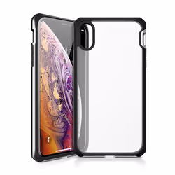 ITSKINS HYBRID // EDGE, Housse, Apple, iPhone X/Xs, Noir, Transparent