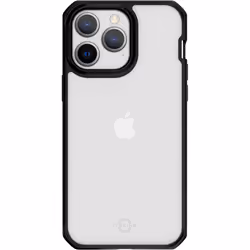 ITSKINS ITHYBRISOLIDIP14PMBK, iPhone 14 Pro Max, Noir, Transparent