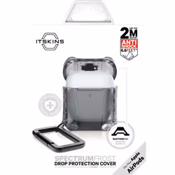 ITSKINS ITSPECLEARAIRPODSBLK coque de protection pour téléphones portables Noir