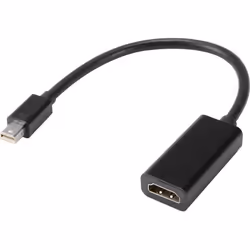XCSOURCE Adaptateur Mini DisplayPort DP vers HDMI (Compatible Thunderbolt) Mini DP Mâle vers HDMI Adaptateur Convertisseur Câ ...