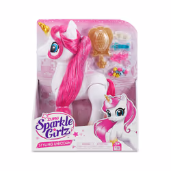 ZURU Sparkle Girlz Ensemble de coiffure Licorne, 3 an(s), Multicolore