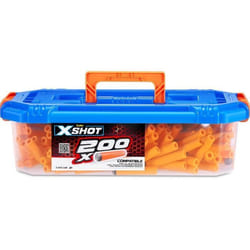 Recharge de Fléchettes - ZURU - Baril 200 Fléchettes XSHOT - 200 fléchettes à poche dair compatibles avec plusieurs marques