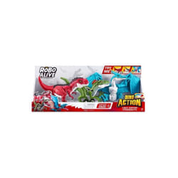 Zuru - Pack de Dinos Dino Action Mega Dinos 3 Pack - T-Rex, Vélociraptor et Ptérodactyle interactifs et rugissants