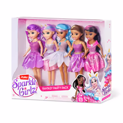 Sparkle Girlz Ensemble de 5 poupées Fantasy par ZURU