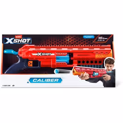 XSHOT Excel Caliber Blaster (16 fléchettes), Blaster jouet, 8 an(s), 563 g