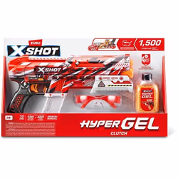 Blaster Hyper Gel - ZURU - X-SHOT Small Clutch - Automatique et semi-automatique - 1500 pastilles - Portée 45 m/sec