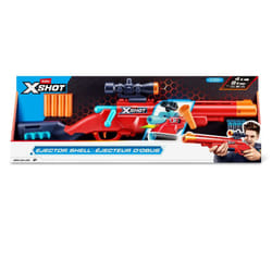 X-Shot Excel - Fusil à Pompe à Action Manuelle - Blaster Élastique avec 16 Fléchettes pour Jeu en Extérieur