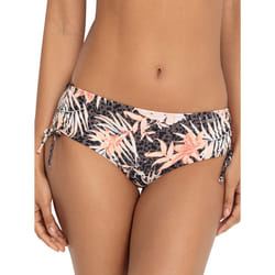 Lascana - Bas maillot slip de bain taille haute côtés réglables Branda - SUN513L - Maillots séparables bas - Marron - 42