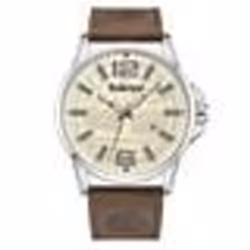 Montre homme en cuir - TIMBERLAND - Bernardston - Cadran clair - Blanc