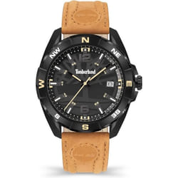 Montre - TIMBERLAND - Milinocket TDWGB2202101 - Quartz - Homme - Cuir Marron - Cadran Noir