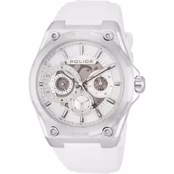Montre Quartz Homme - POLICE - Salkantay PEWJQ2203205 - Blanc - Silicone - Sport - Fitness