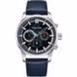 Montre Quartz Homme - POLICE - Greenlane PEWJF2227002 - Acier inoxydable - Cadran Bleu - Bracelet Cuir