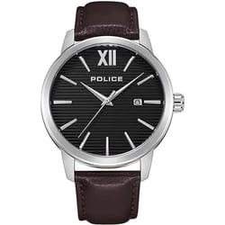 Montre - POLICE - Bedum PEWJB2228403 - Quartz - Homme - Cuir Marron - Etanche 5 ATM