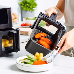 GreenPan Bistro Friteuse à air chaud Double 8L 3000W Noir - Vue supplémentaire 7