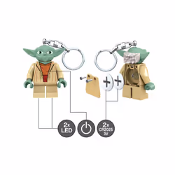 BULLYLAND Lego Star Wars - Porte-clés LED Yoda