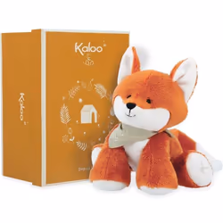 Peluche Renard medium - KALOO - Paprika - Orange - 25 cm - Mixte