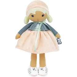 KALOO- Tendresse-Ma 1ère poupée en Tissu Chloé K 32 cm K963660 Bleu-pêche 2647
