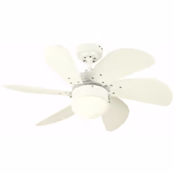 Westinghouse - Ventilateur de plafond Turbo Swirl Blanc 76 cm